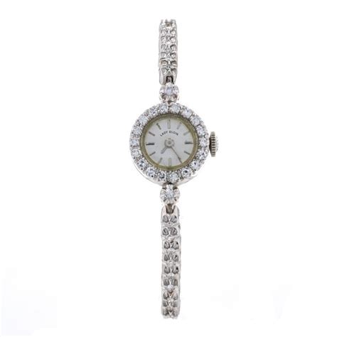 elgin diamond watch real or fake